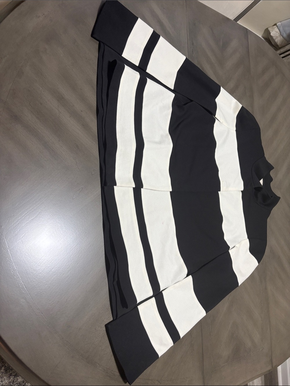 Chico's Black and White Cape Jacket